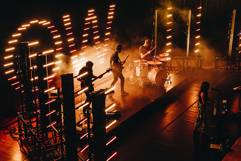 The group’s free-flowing sound is supported by an imaginative Ben Mansfield lightshow