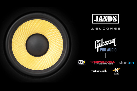 The Gibson Pro Audio brands include KRK, Stanton, Cerwin-Vega, Cakewalk and Neat