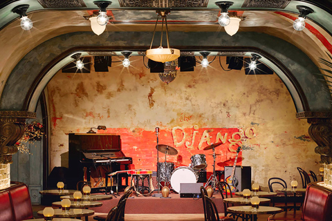 The Django jazz club is like stepping into an underground time machine