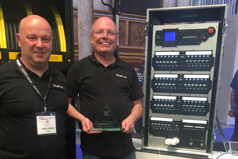 StageSmarts’ Erik Davidson and Mats Karlsson at PLASA 2017