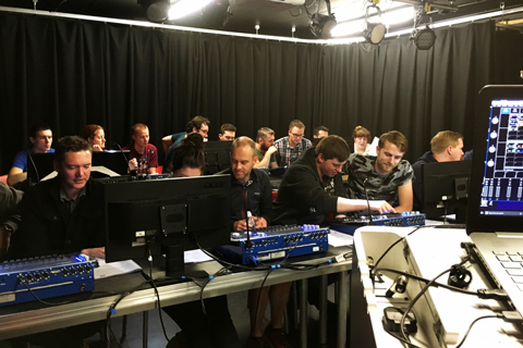 Customer training at Stage Electrics HQ