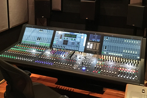 The newly installed mc²56 has a 48-fader surface