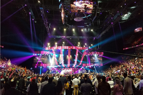 Mix3 put the new boxes to use at CAP (La Conferencia Apostólica y Profética) 2017