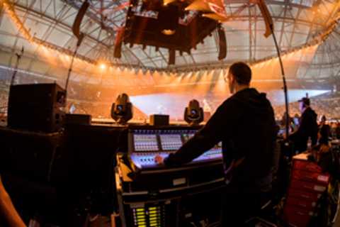 German pop-rockers PUR at Veltins Arena.