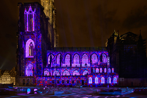 ACTLD illuminated the heritage site of Alden Biesen with its 16th century castle, church, and gardens