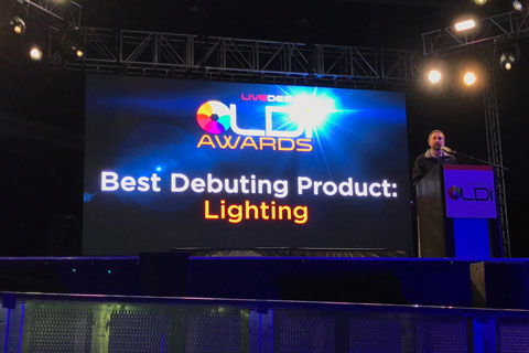 The ColorSource CYC was named Best Debuting Lighting Product award at a ceremony at LDI