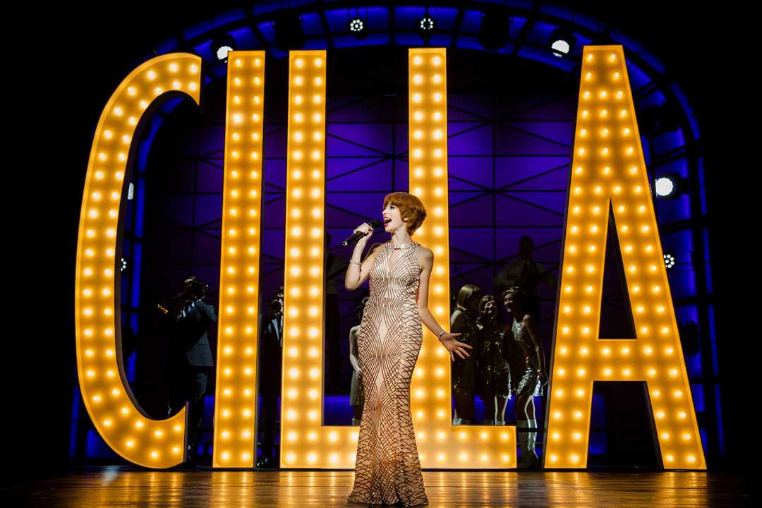 Kara Lily Hayworth (Cilla) using Digital 600 in Cilla The Musical at the Liverpool Empire