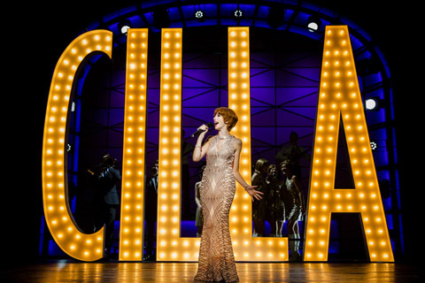 Kara Lily Hayworth (Cilla) using Digital 600 in Cilla The Musical at the Liverpool Empire