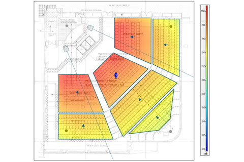 EASE Focus 3 from AFMG Technologies is an acoustic simulation programme for 3D modelling