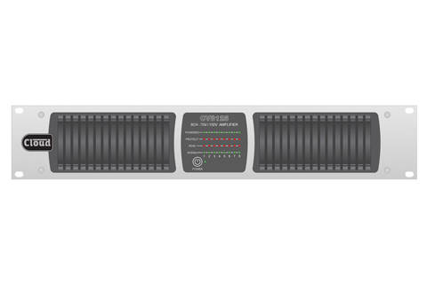 The new Cloud CV amplifiers utilise energy efficient switch-mode power supplies
