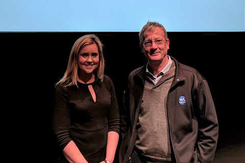 Claire Pastore, head of commercial at The Mermaid London and White Light director Richard Wilson