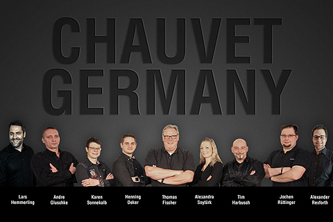 The Chauvet Germany team, headed by Thomas Fischer
