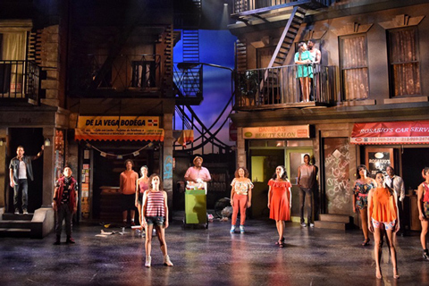 In The Heights was staged at the historic Olney Theatre (photo: Maria Zhytnikova)