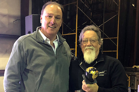 Project manager Don Lockridge was recognised for 30 years with Bandit Lites