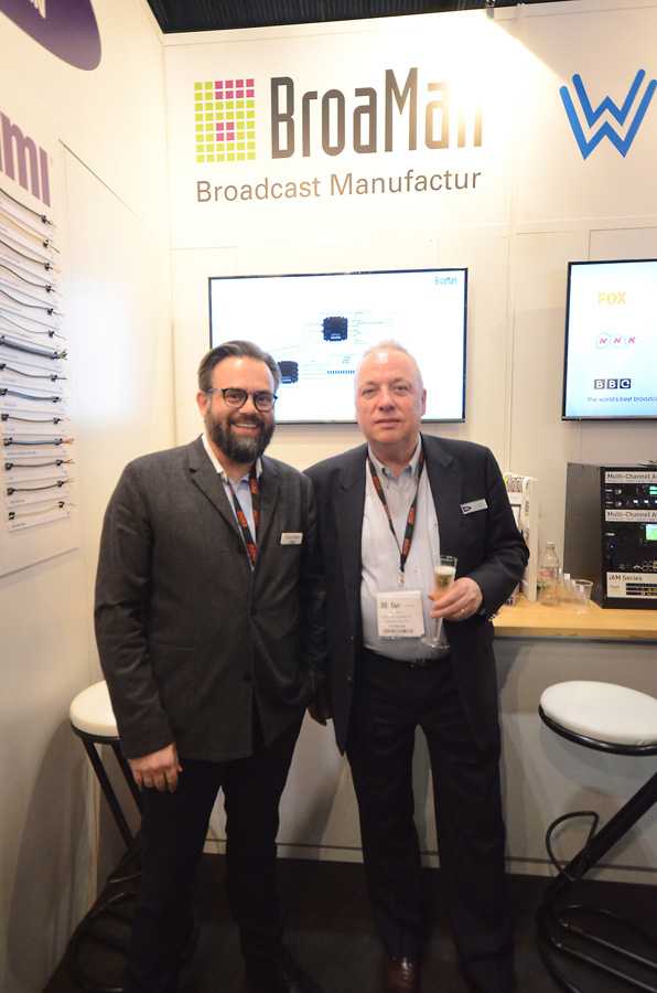 HHB and Broaman celebrate at BE