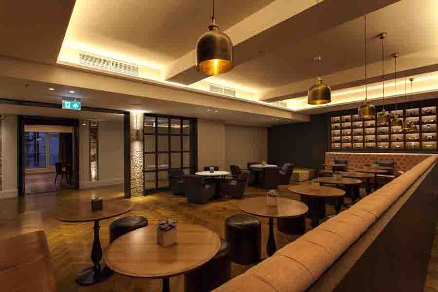 The project included upgrading the building with integrated lighting elements