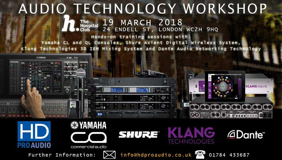 The presentations will include system design, setup and pro tips