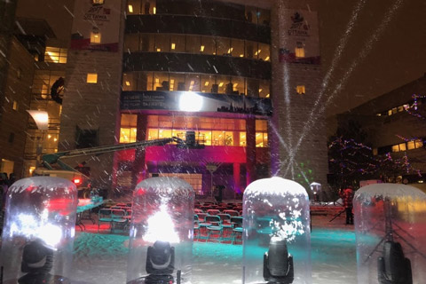 GLP Air Domes offer protection against rain and other environmental influences