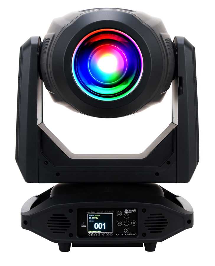 The award-winning Artiste DaVinci moving head