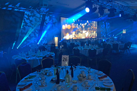 The high-profile event was staged in Warwick Hall at the NAEC, Stanleigh