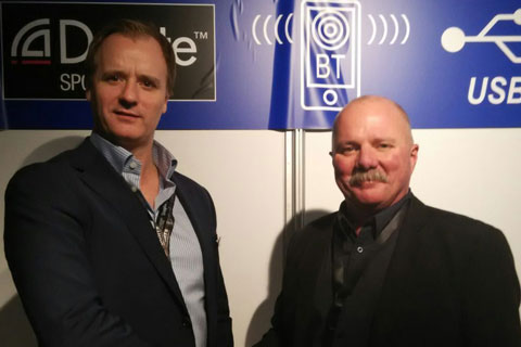 Carl August Tidemann (Prostage AS) and Colin Park (ARX) at ISE 2018