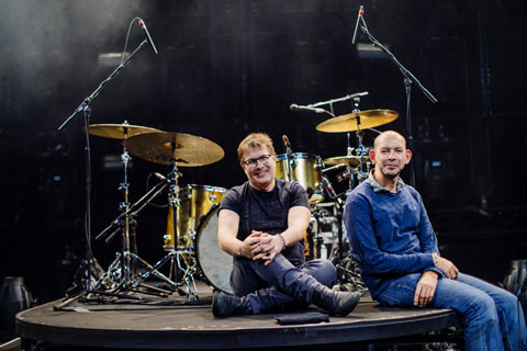 Snake and Chopper with DPA on drums (photo: Helene Marie Pambrun)