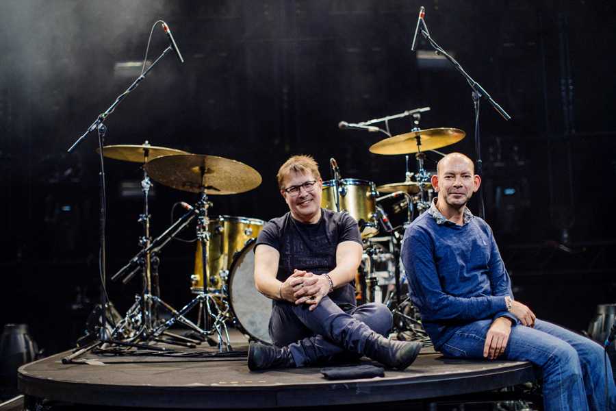 Snake and Chopper with DPA on drums (photo: Helene Marie Pambrun)