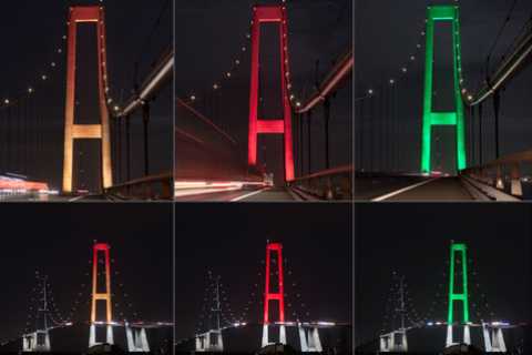 Lighting the world’s third largest suspension bridge