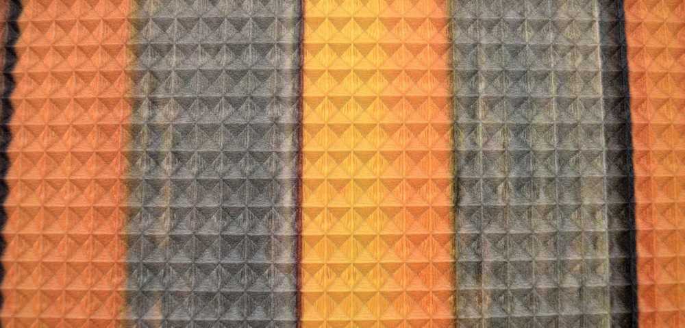 Harmony - a 3D textured IFR Trevira CS fabric which can be digitally printed to match any environment.