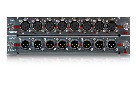 Two modules will be available, an Input Mic Pre module and a Line Output module