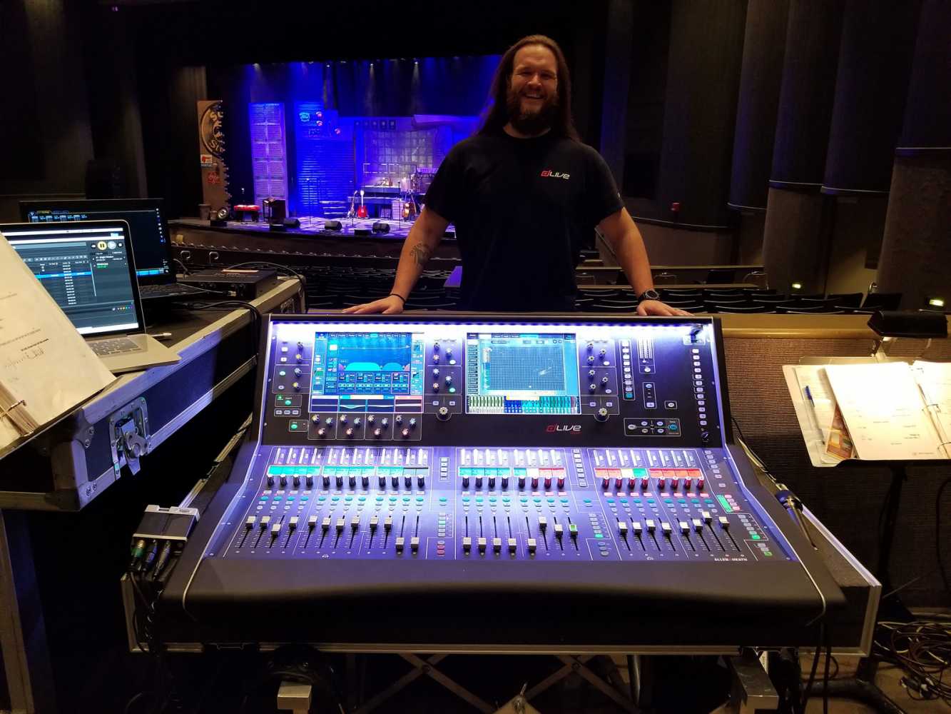 Chris Wilson at the dLive S5000