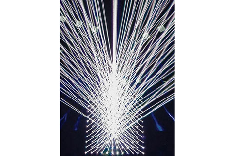 Laserworld’s RTI NEO ONE was designed to be run as an array, matrix or for creating shapes of lasers