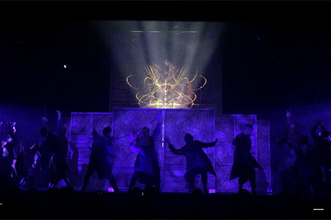 The lighting design for the production is ‘particularly complex’