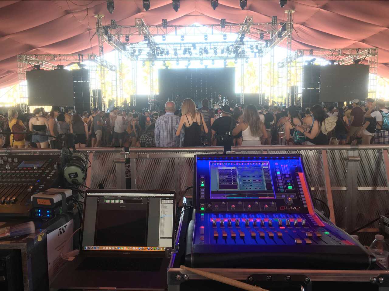 Hayley Kiyoko’s Coachella set, powered by an Allen & Heath C1500 at FOH