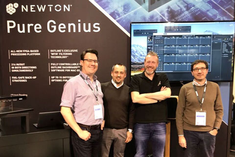 James Lawford (CUK Audio), Fernando Rey Mendez (Outline), Ian Nelson (Adlib Audio UK) and Daniele Pagani (Outline)