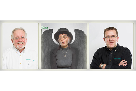 The Spoiled By Technology team - Maurice ‘Moe’ Poulsen, Barbara Paulsen and Vic Lombardi