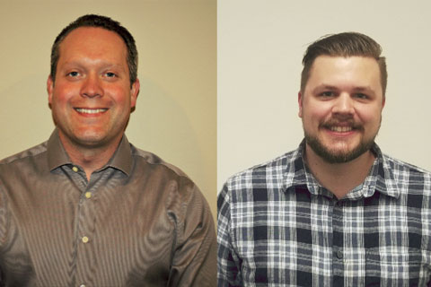 (L-R) Brad Hayes and Brandon Jeffrey