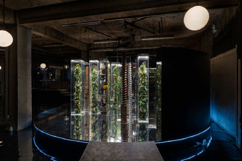 The display features a range of individual brands including Louise Vuitton and Thom Browne (photo: Andrew Meredith)