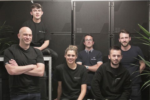 Dave Woodman, Dan Coia (hire manager), Naomi Duthie (warehouse technician), Joe Haycocks (director), Luke Harman (audio technician), Ben Harrison-Baker (operations manager)