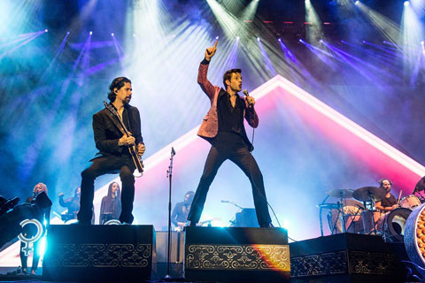 The line-up included The Killers and Arctic Monkeys