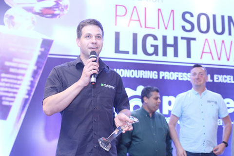 Sebastian Wissmann of Madrix collected the award