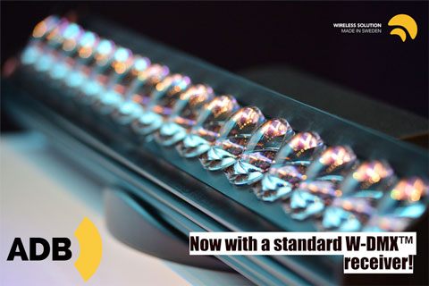 ADB Stage Lighting’s Klemantis now features W-DMX