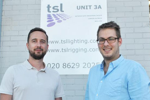 Jonathan Tingle and TSL managing director Sam Tamplin