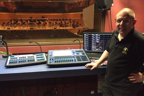 Bridgewater Hall technical manager Jonathan Rowland