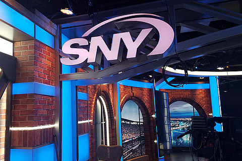 The studio offers breathtaking views of Manhattan below