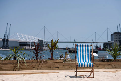London’s largest urban beach opens today