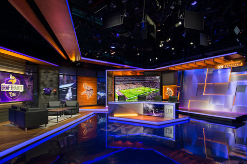 The new broadcast facilities at Vikings HQ (photo: Dak Dillon)