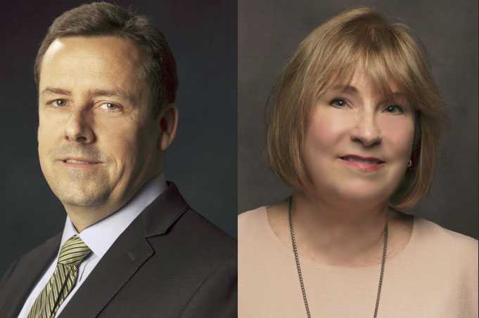 Brian Woodland and Pat Knoll