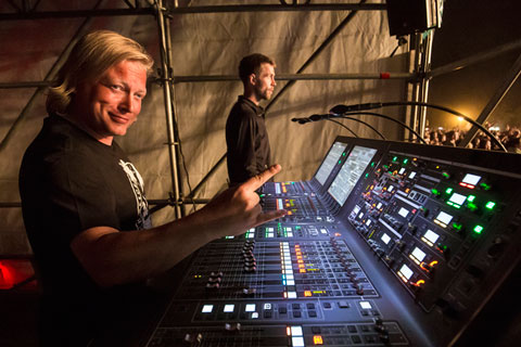 Oll Voges at the Deichbrand Festival in Cuxhaven, Germany