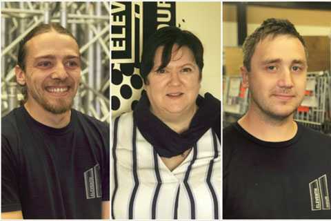 Matthew Morgan, Debbie Alexander and Rhys Thomas